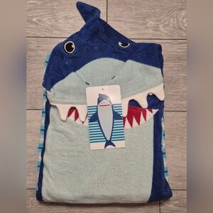 Mainstay Kids Shark Hooded Beach Towel. 100% Cotton